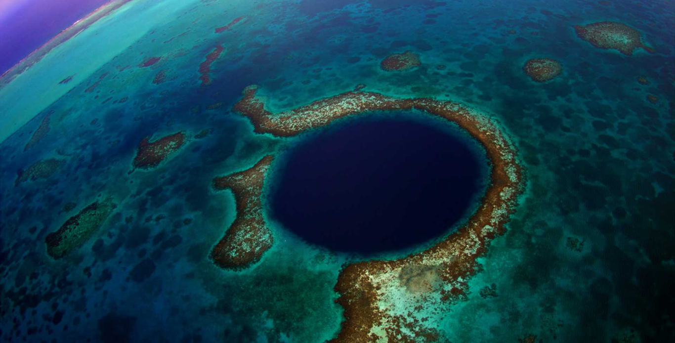 Belize Yacht Charters Arial Photo of the Belize Islands