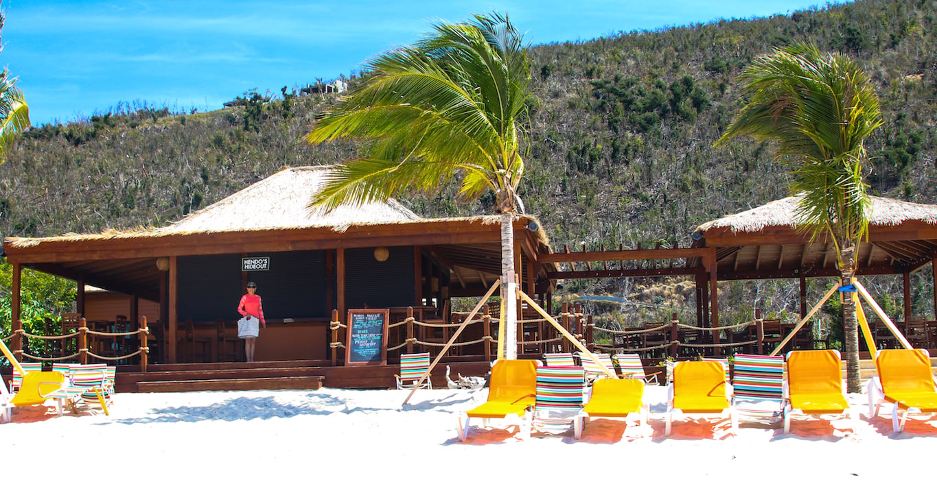 Hend's Hideout best Beach in the  BVI