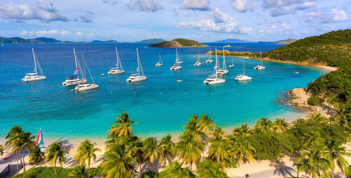 Ocean Getaways Flotilla Off Peter Island