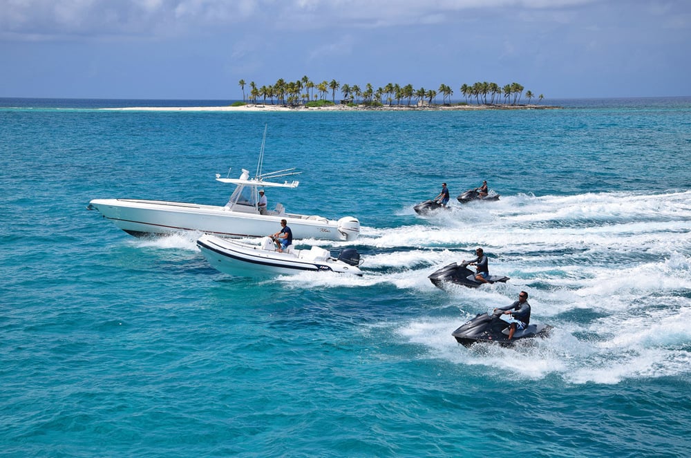 Various Water Toys on a luxury Rhino Superyacht Charter 
