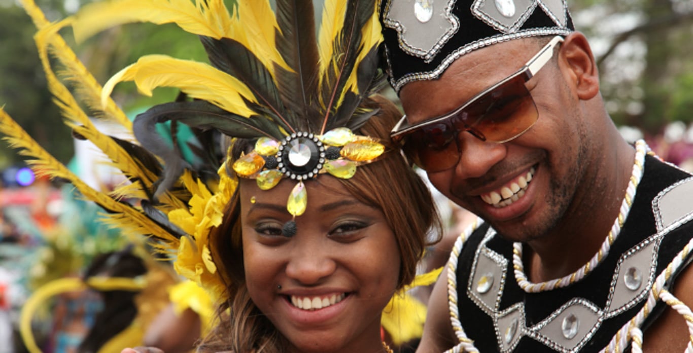 Carnival dancer in Trinidad