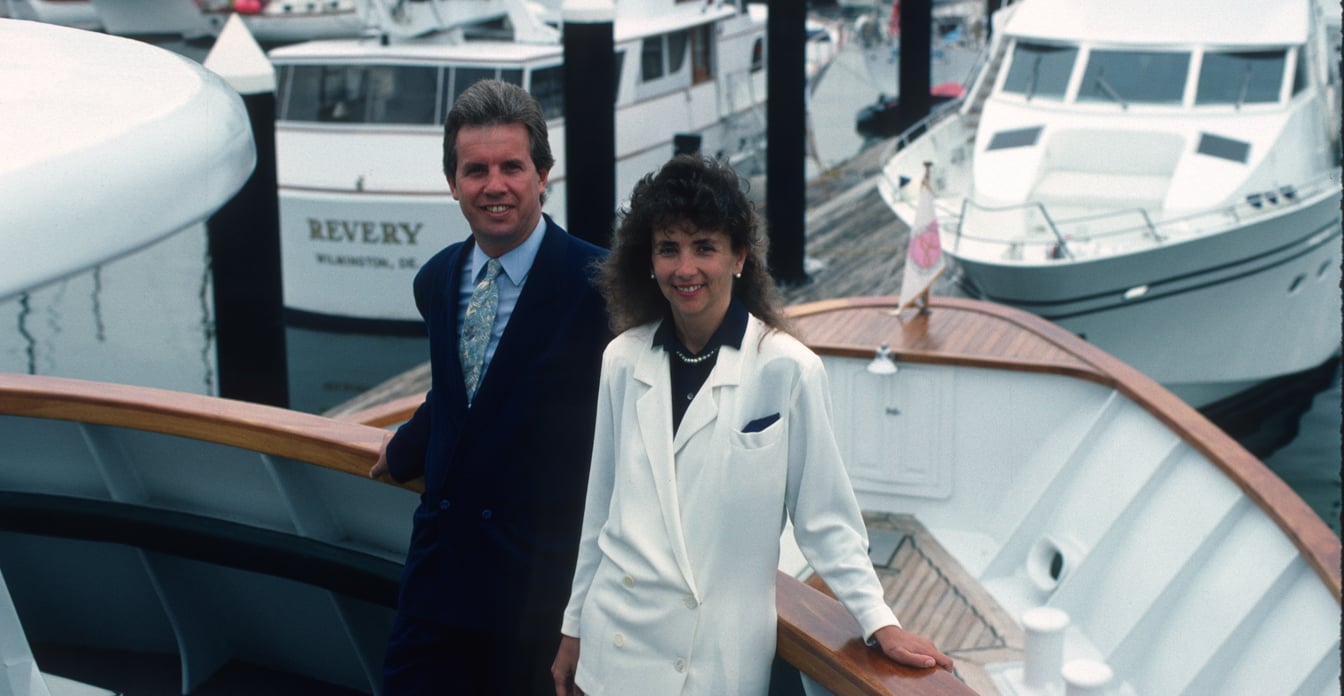 BENEFIT from Our 30 Years of Experience Trish Cronan & Brad Lavigne, yacht charter brokers at Ocean Getaways