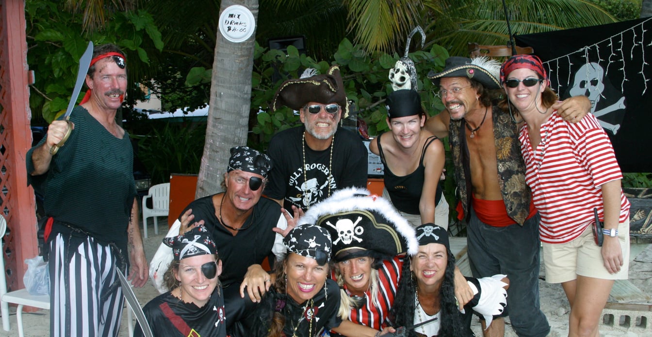 SMILE & HAVE FUN pirates' theme party at luxury yacht charter companies