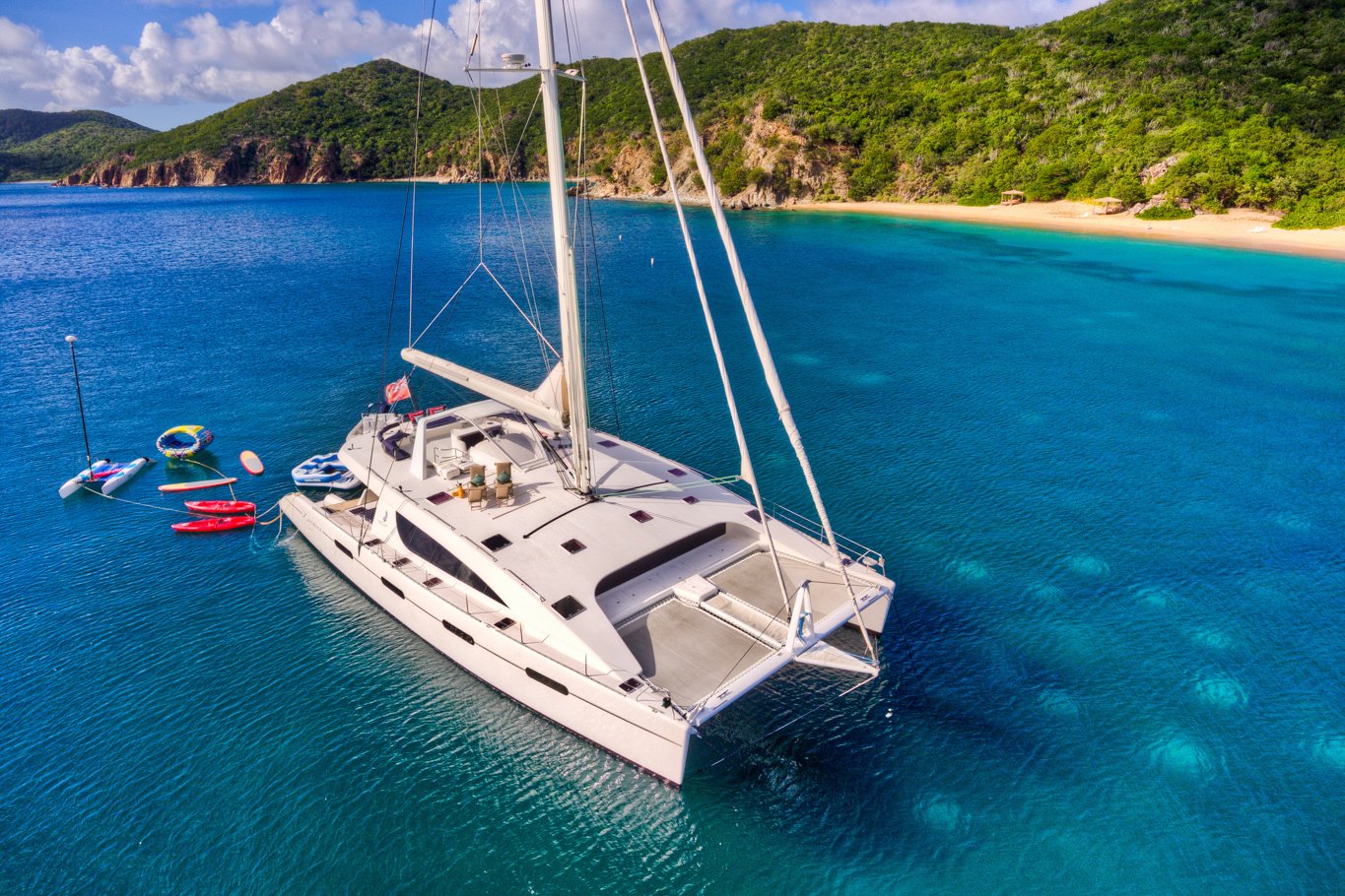 renting a catamaran in the british virgin islands