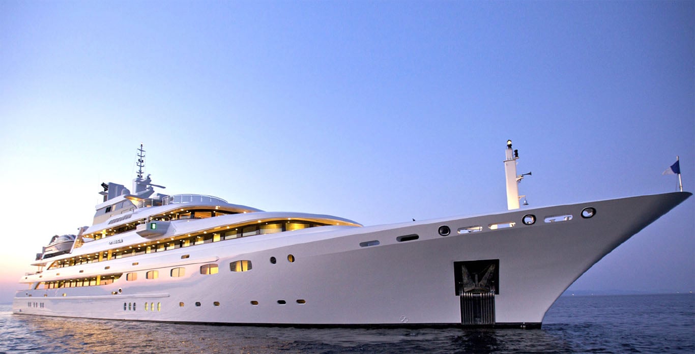 how to charter a mega yacht