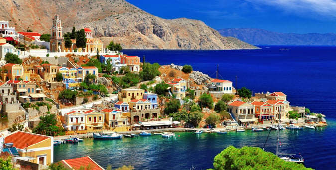 Greek sailing harbor