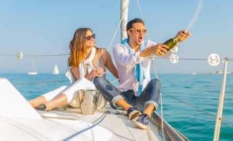 Milestone  Anniversary Celebrations on Charter Yachts