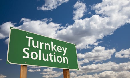 Turnkey sign for corporate yacht charters