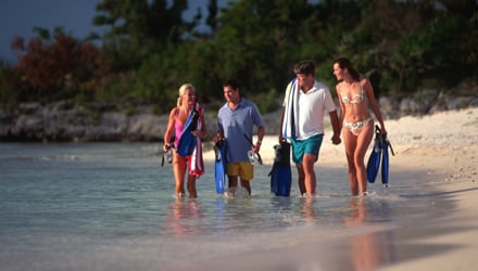 Couples on Virgin Islands Beach