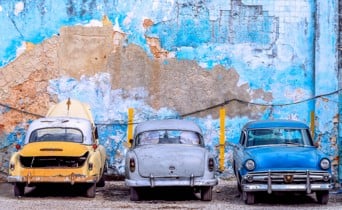 vintage car in Cuba