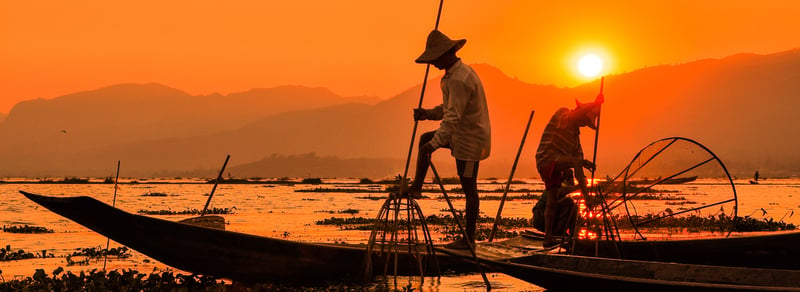 fisherman in Myanmar