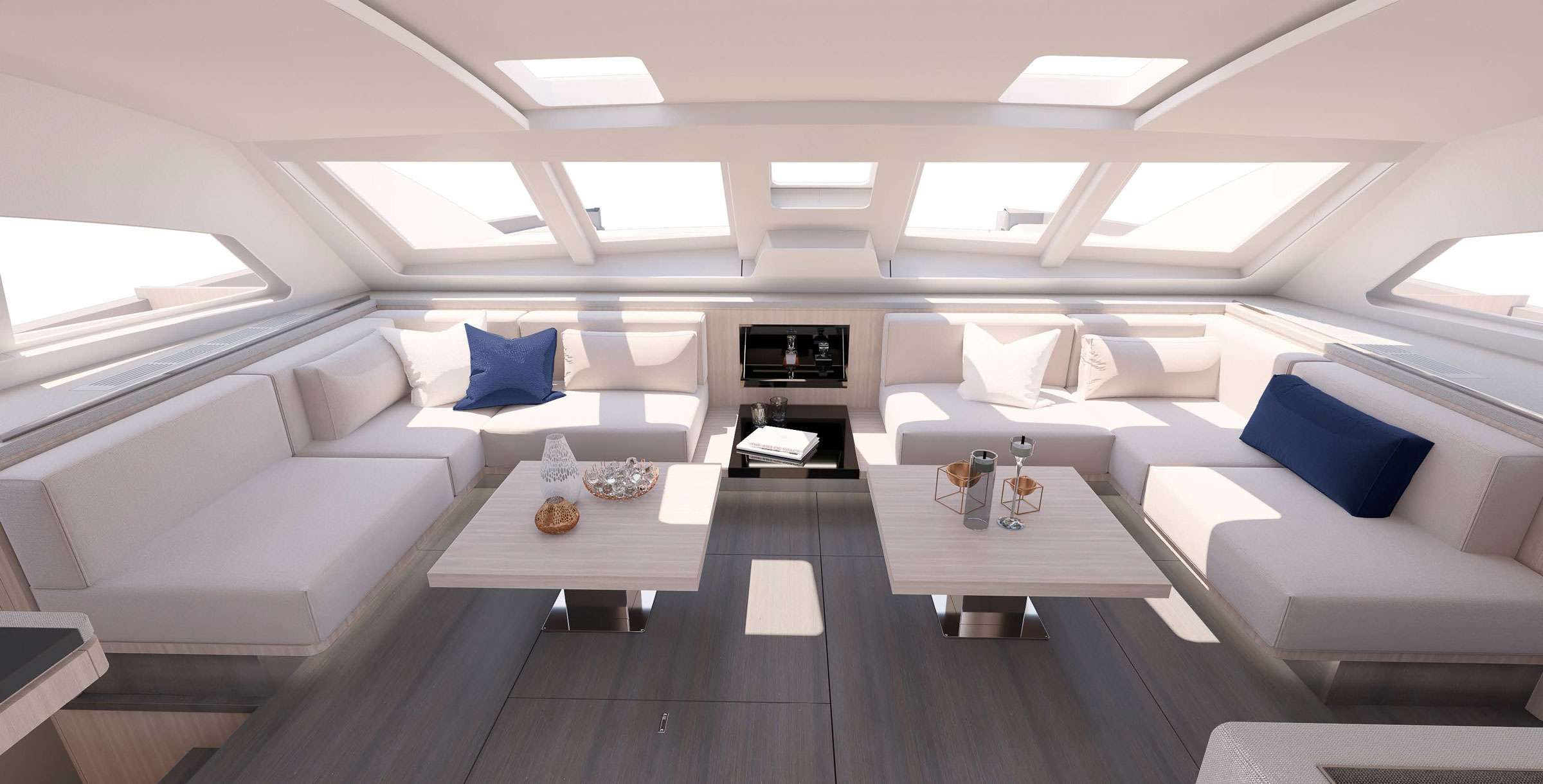 Catamaran Yacht 'SEGUNDO VIENTO' Spacious full width saloon, 6 PAX, 3 Crew, 64.00 Ft, 19.00 Meters, Built 2021, Privilege