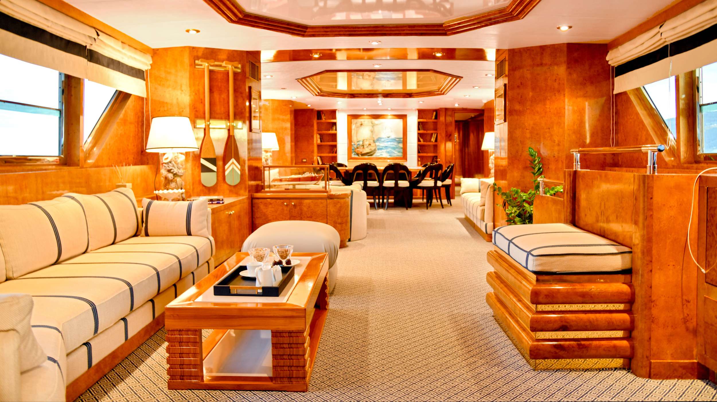 Motor Yacht 'SOMETHING COOL' Salon, 12 PAX, 10 Crew, 149.00 Ft, 45.00 Meters, Built 1981, CRN Ancona, Refit Year 2023