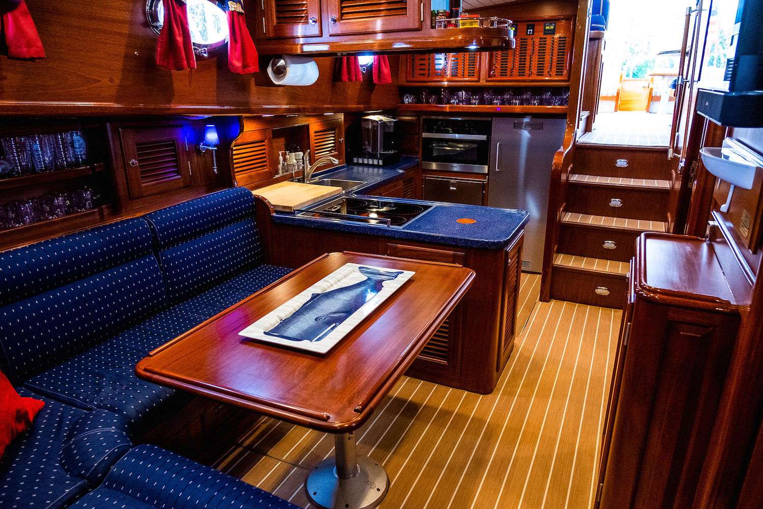 Motor Yacht 'GEM' Formal Dining Area, 4 PAX, 1 Crew, 64.00 Ft, 19.00 Meters, Built 2003, Vicem, Refit Year 2016