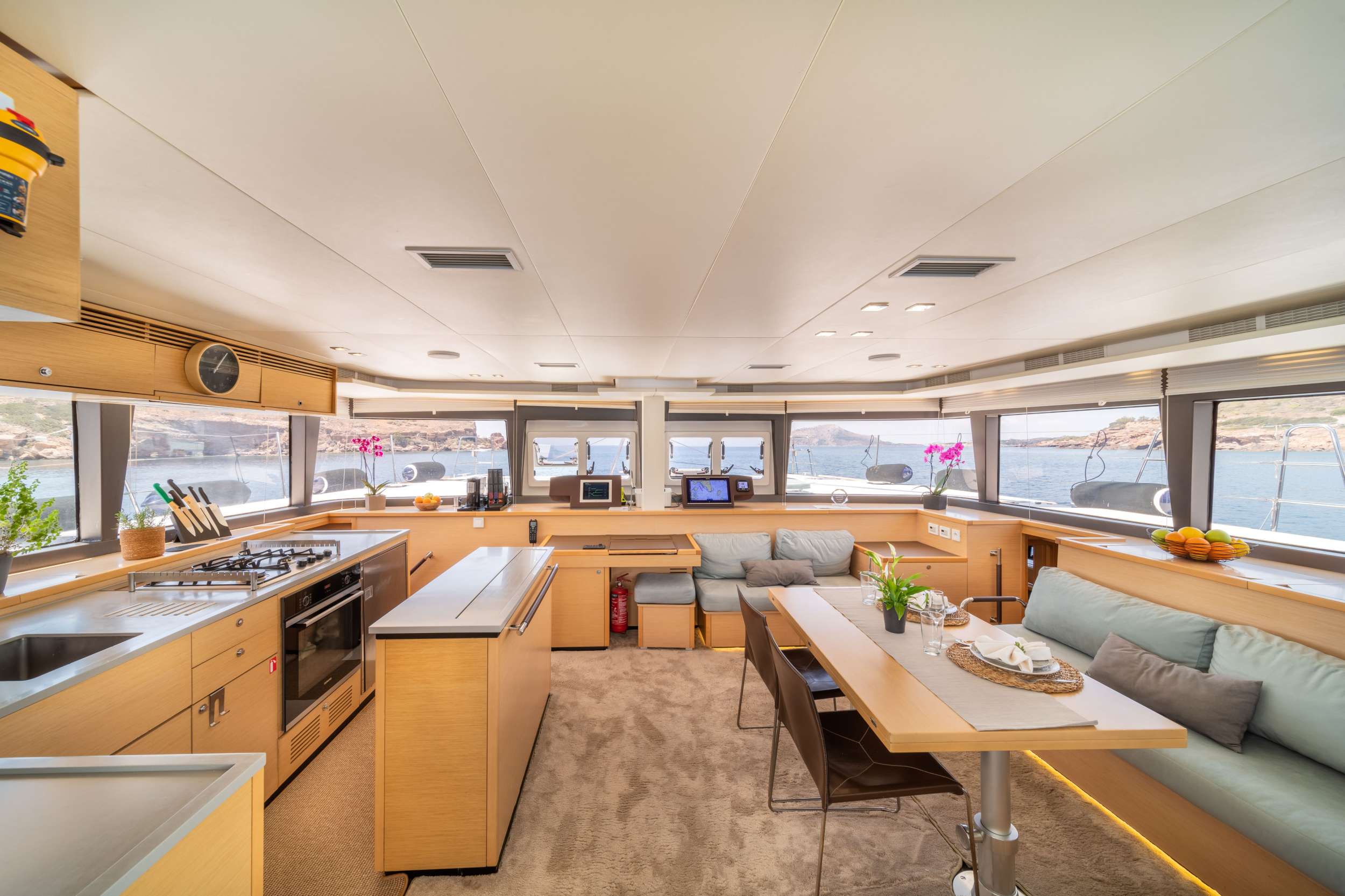 Catamaran Yacht 'FOR SAIL' Salon, 10 PAX, 3 Crew, 56.00 Ft, 17.00 Meters, Built 2016, Lagoon, Refit Year 2023