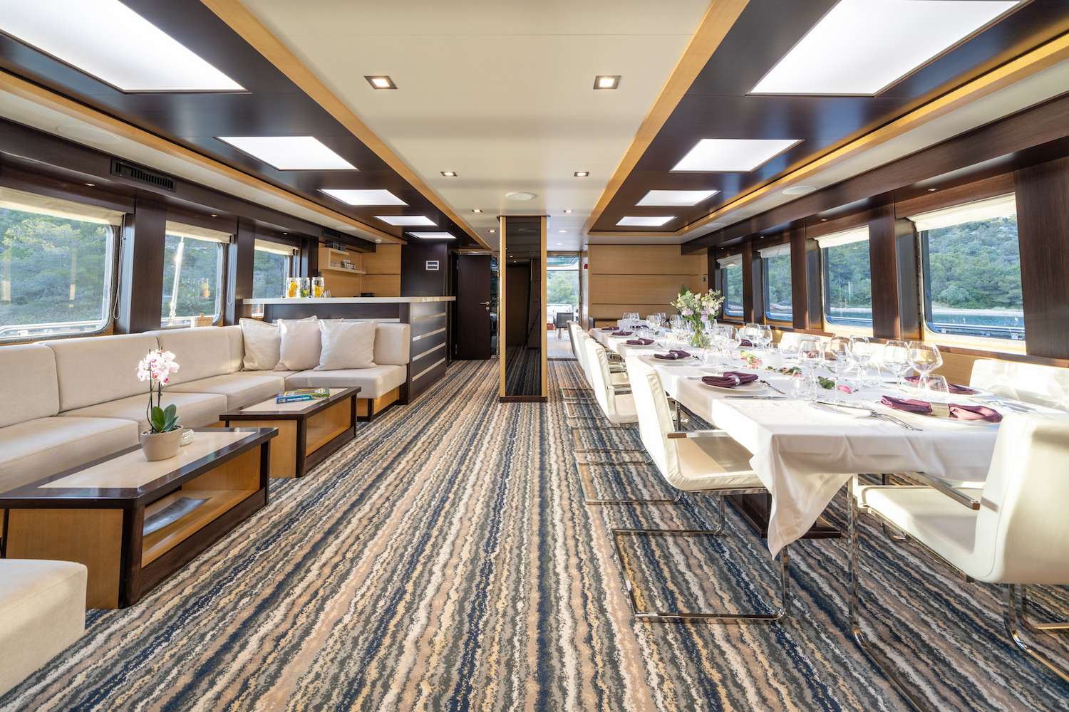 Motor Sailing Yacht 'NAVILUX' Salon, 12 PAX, 8 Crew, 122.00 Ft, 37.00 Meters, Built 2012, Custom, Refit Year 2023