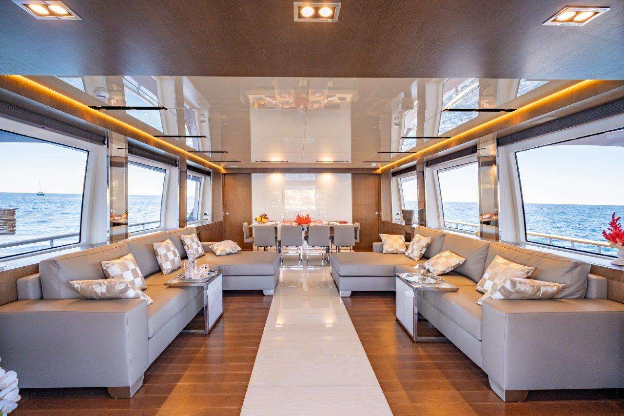 Motor Yacht 'BACCARAT' Main salon, 10 PAX, 97.00 Ft, 29.00 Meters, Built 2022, Amer Yachts