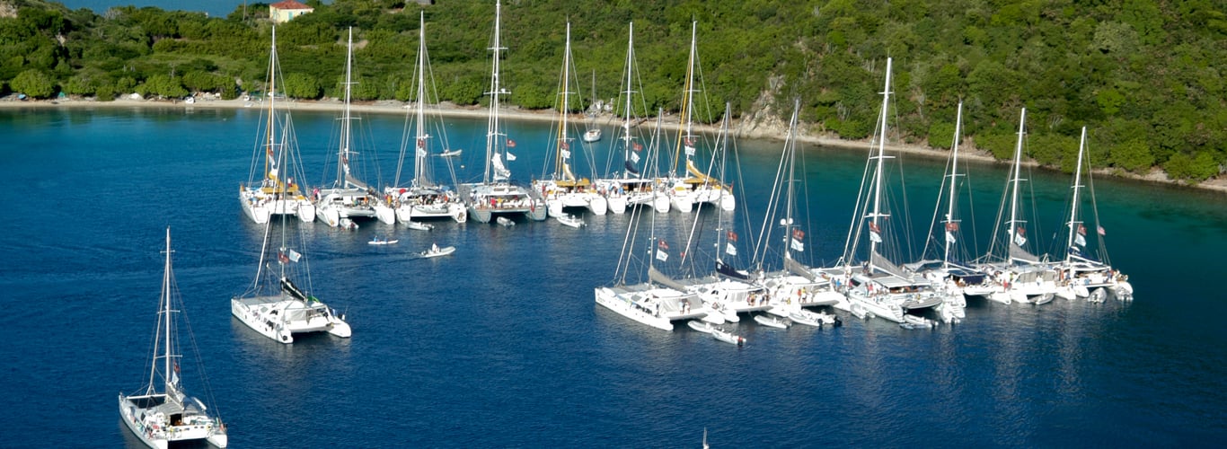 Yacht Raft-Up Party for 300 person Corporate Group - Caribbean