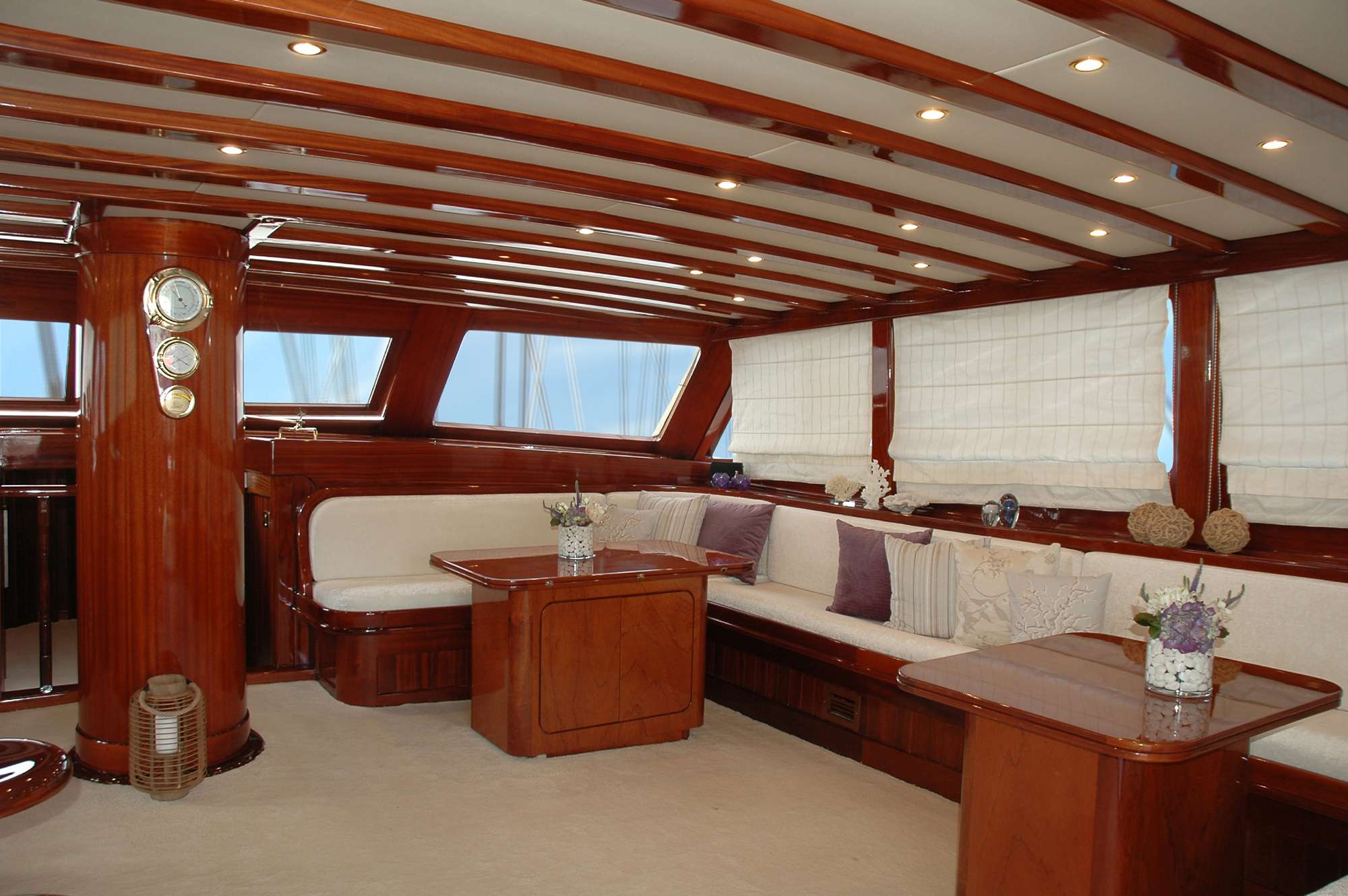 Motor Sailing Yacht 'MATINA' Salon, 20 PAX, 6 Crew, 124.00 Ft, 38.00 Meters, Built 2000, Custom, Refit Year 2020