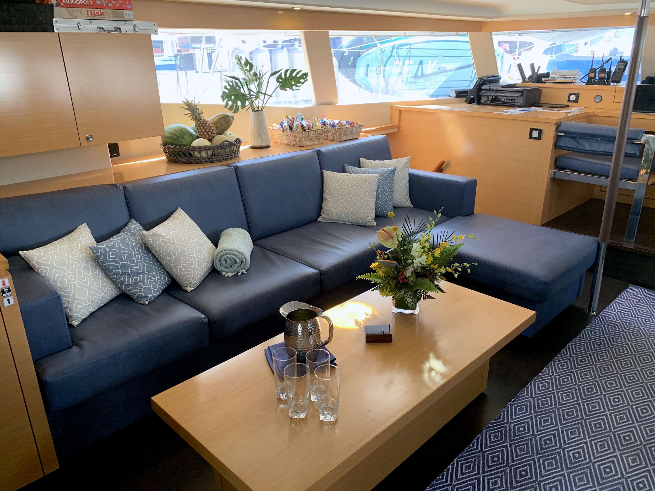 Catamaran Yacht 'ODYSSEA' Salon, 8 PAX, 2 Crew, 59.00 Ft, 17.00 Meters, Built 2012, Fountaine Pajot, Refit Year Annually