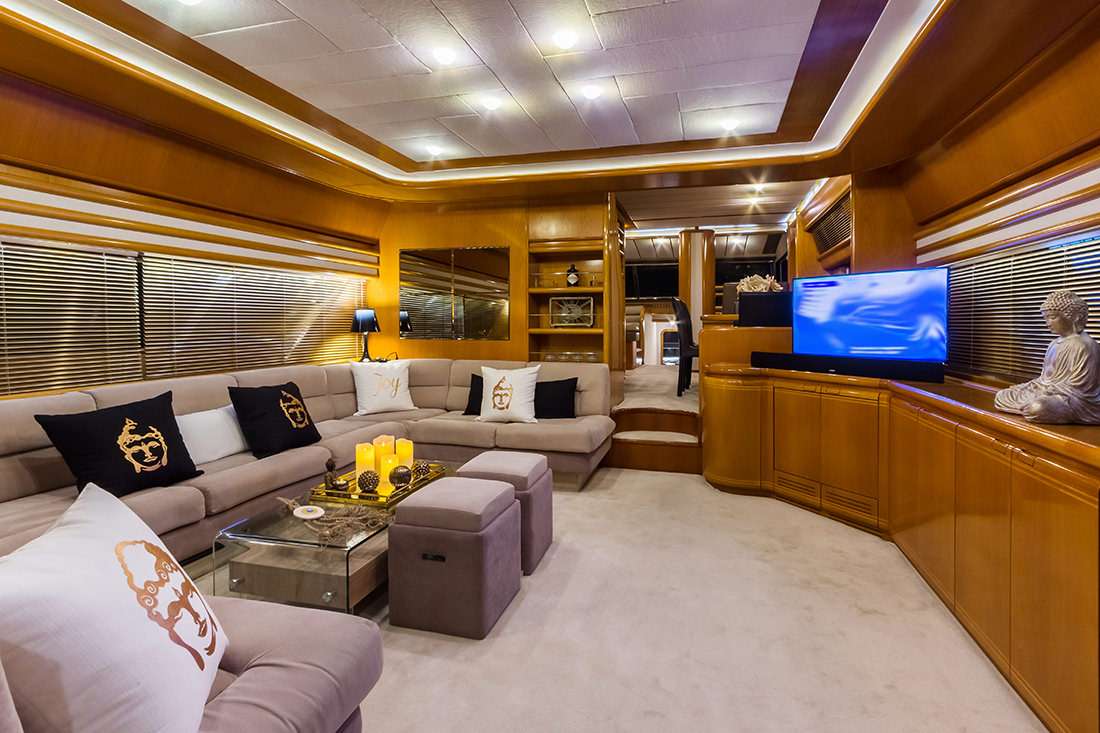 Motor Yacht 'VENTO', 8 PAX, 4 Crew, 76.00 Ft, 23.00 Meters, Built 2000, Ferretti, Refit Year 2018