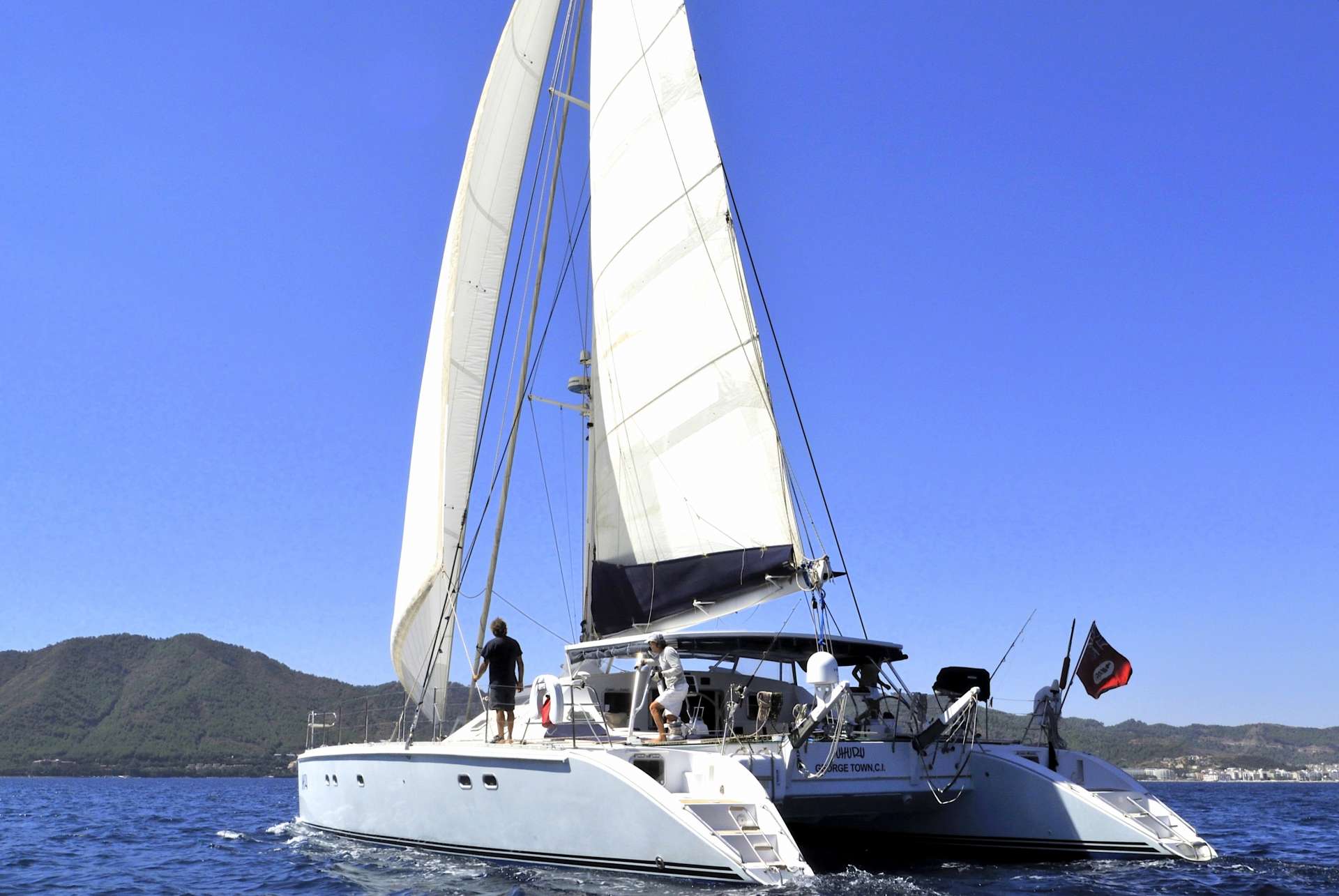 Catamaran Yacht 'UHURU', 6 PAX, 2 Crew, 57.00 Ft, 17.00 Meters, Built 1999, Van Peteghem-Lauriot Prevost, Refit Year 2014/2019