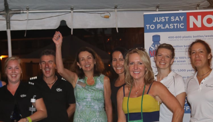 Trish Cronan at yacht charter industry Going Green event