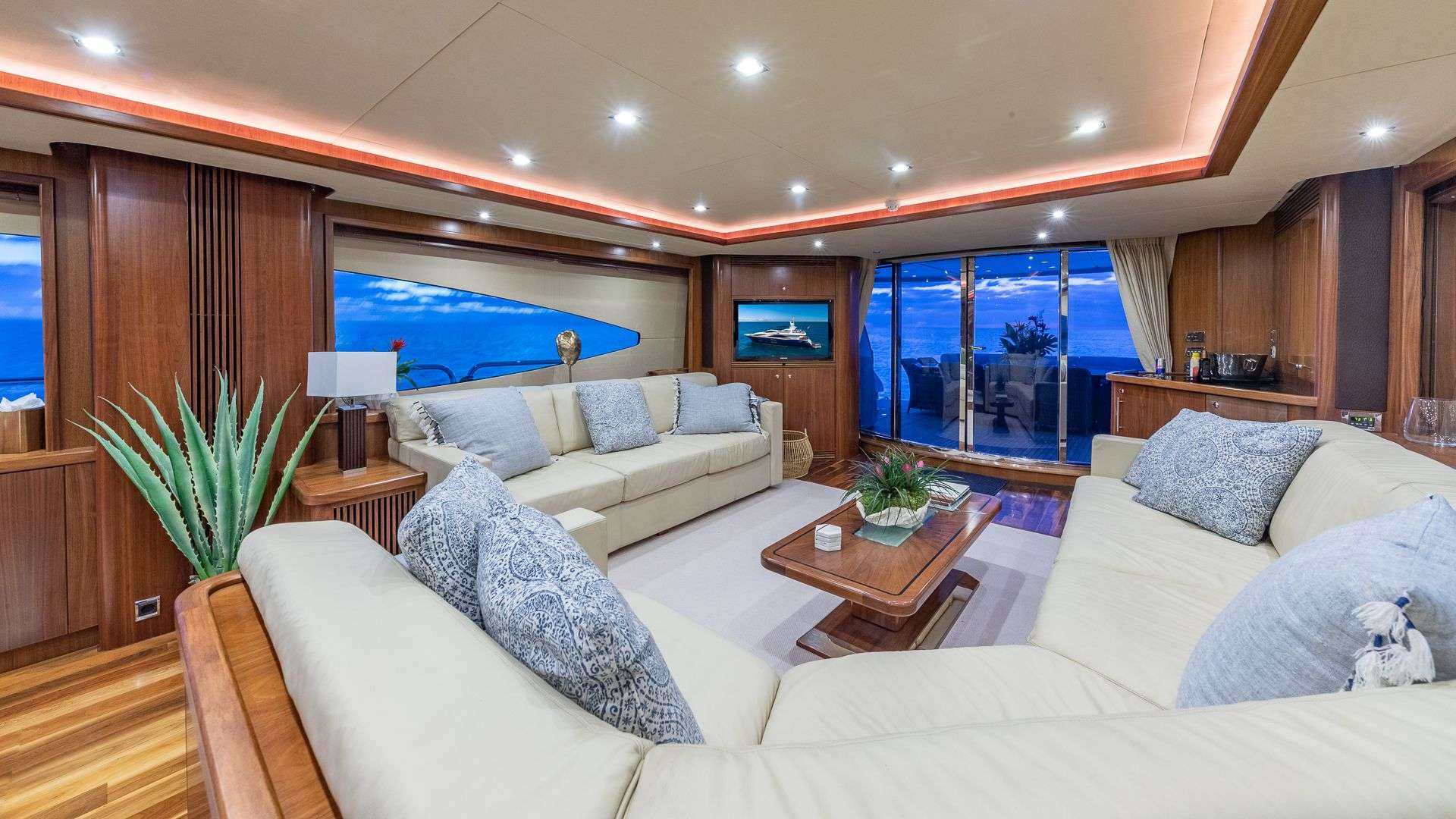 Motor Yacht 'KEFI' Salon, 8 PAX, 5 Crew, 105.00 Ft, 32.00 Meters, Built 2004, Sunseeker, Refit Year 2023