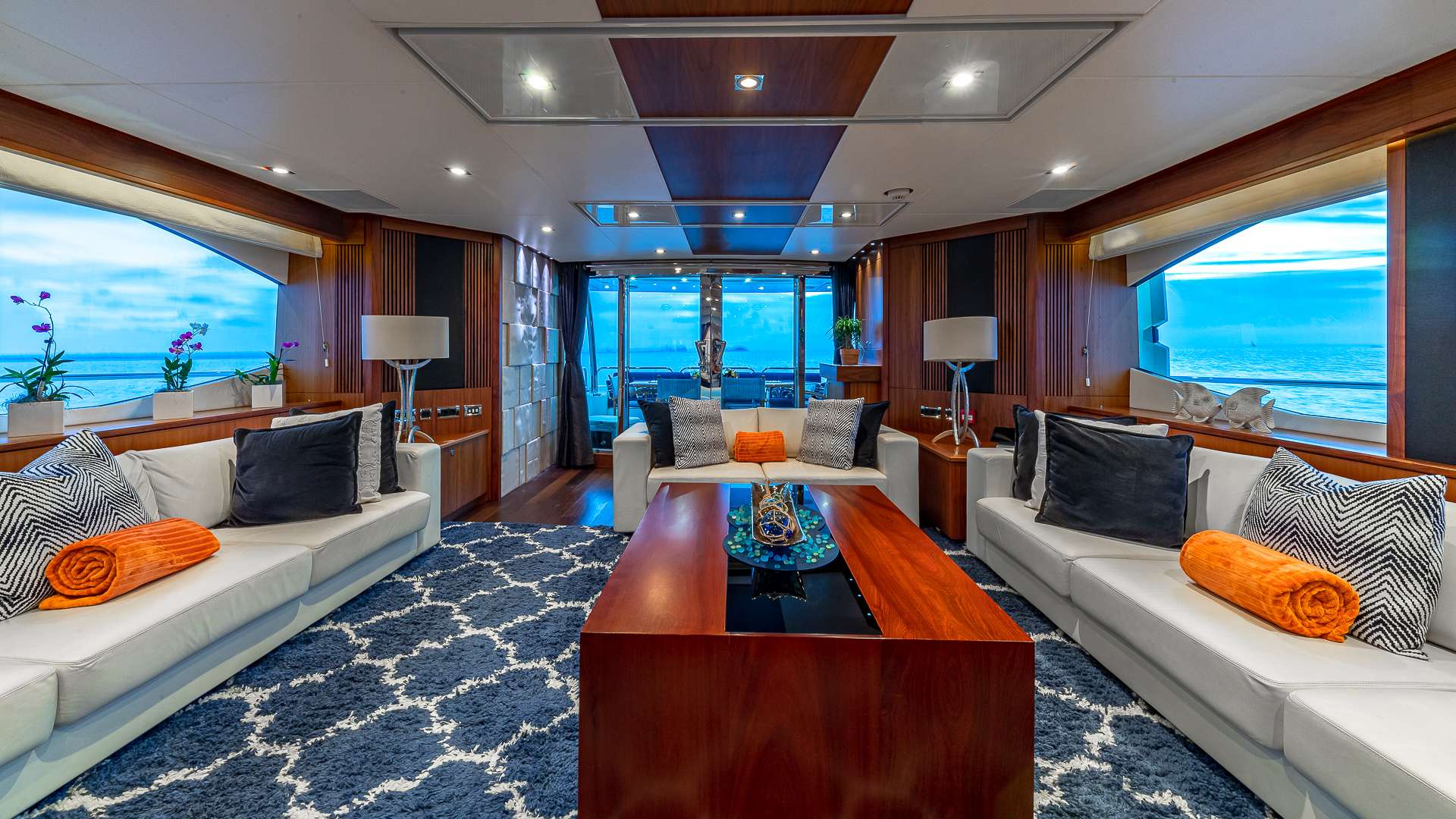Motor Yacht 'EMRYS' Main Salon, 8 PAX, 4 Crew, 98.00 Ft, 29.00 Meters, Built 2010, Sunseeker, Refit Year 2020