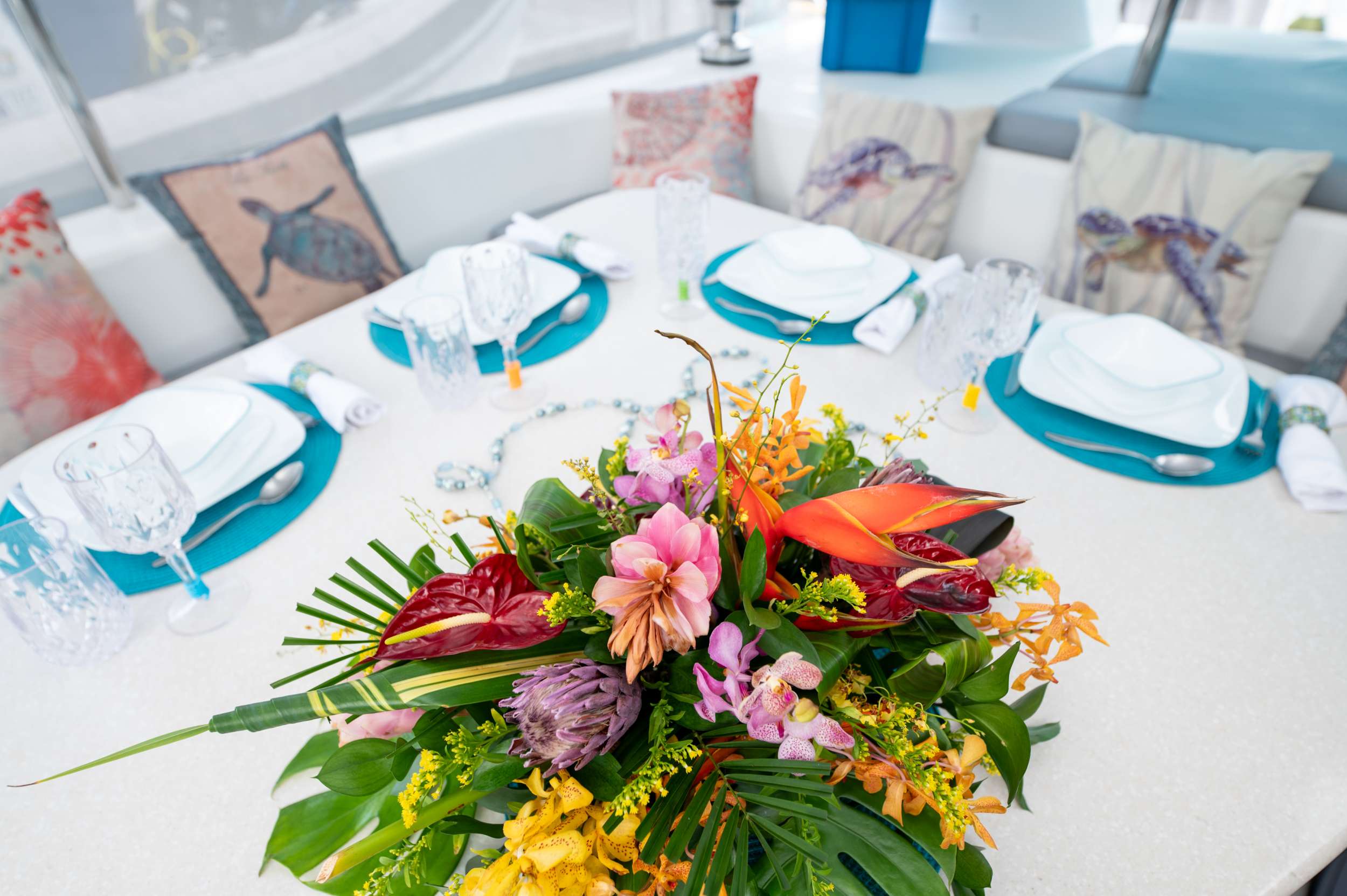 Catamaran Yacht 'TURQUOISE TURTLE' Al fresco dining, 6 PAX, 2 Crew, 50.00 Ft, 15.00 Meters, Built 2001, VOYAGE yacht, Refit Year December 2017