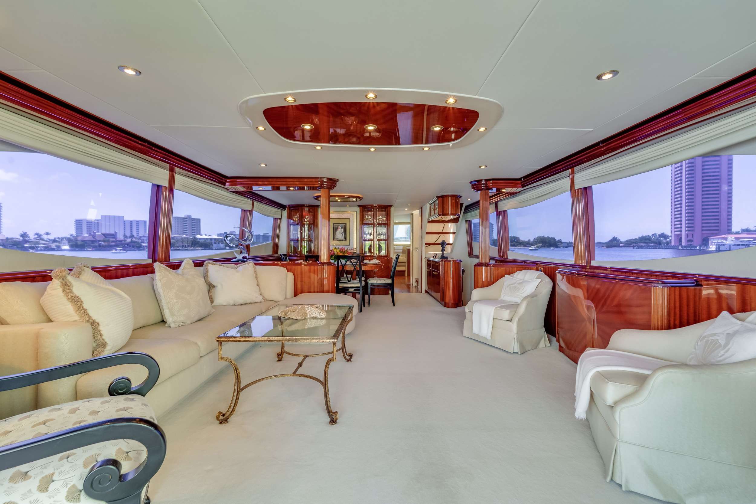 Motor Yacht 'COPAY' Main Salon, 6 PAX, 3 Crew, 80.00 Ft, 24.00 Meters, Built 2003, Lazzara, Refit Year 2020