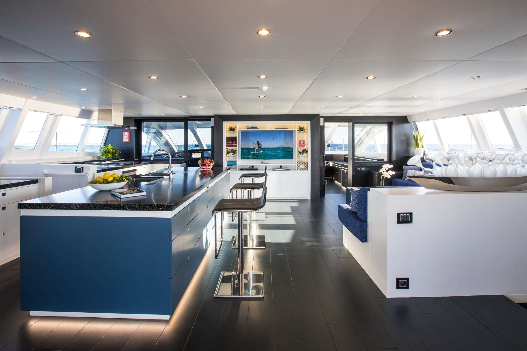 Catamaran Yacht 'CARTOUCHE', 8 PAX, 4 Crew, 95.00 Ft, 28.00 Meters, Built 2011, Jean-Jacque Coste, Refit Year  2021 - 2022 - 2024