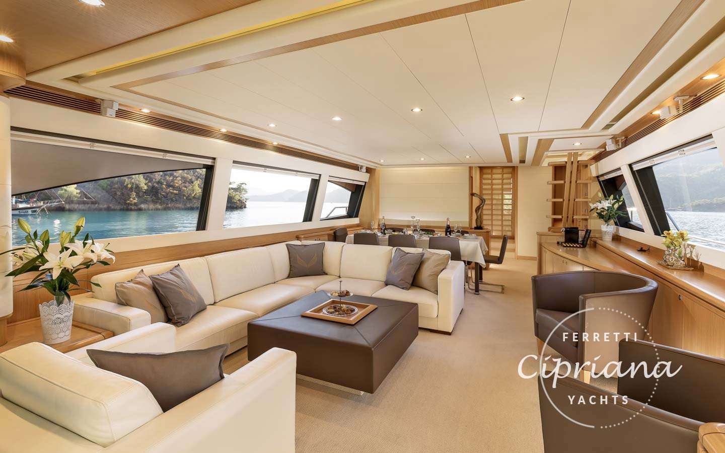 Motor Yacht 'CIPRIANA', 8 PAX, 4 Crew, 83.00 Ft, 25.00 Meters, Built 2010, Ferretti