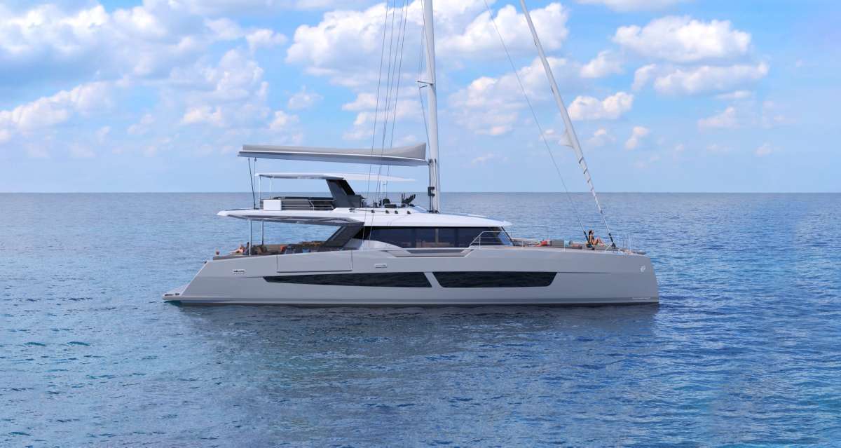 Catamaran Yacht 'AD ASTRA 80' Artist renderings / main cockpit, 10 PAX, 5 Crew, 80.00 Ft, 24.00 Meters, Built 2024, Fountaine Pajot