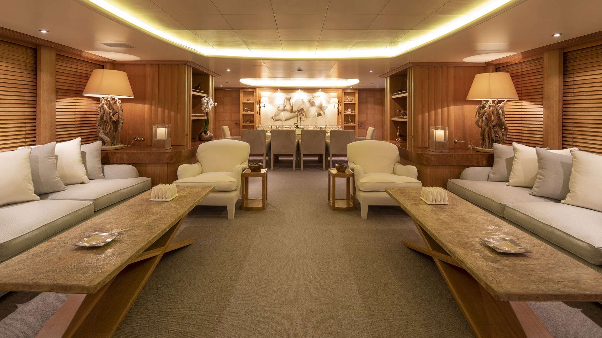 Motor Yacht 'ALEXANDRA' Main Salon, 12 PAX, 12 Crew, 164.00 Ft, 50.00 Meters, Built 2002, Benetti, Refit Year 2018