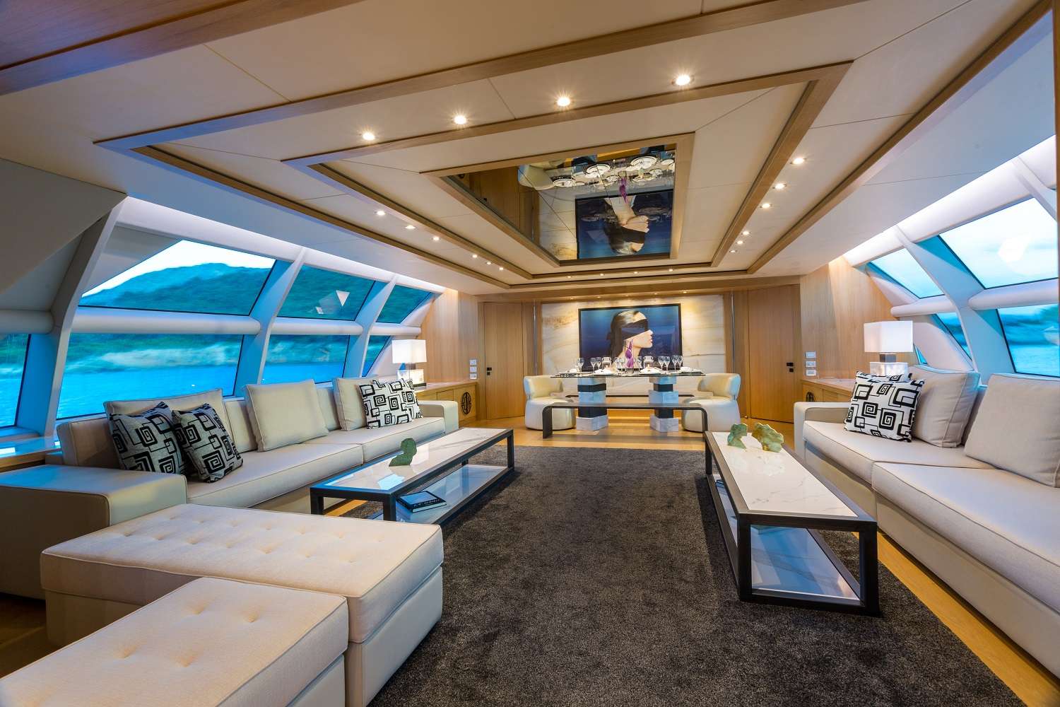 Motor Yacht 'AQUARELLA' Salon, 12 PAX, 7 Crew, 137.00 Ft, 42.00 Meters, Built 1994, Devonport, Refit Year 2019
