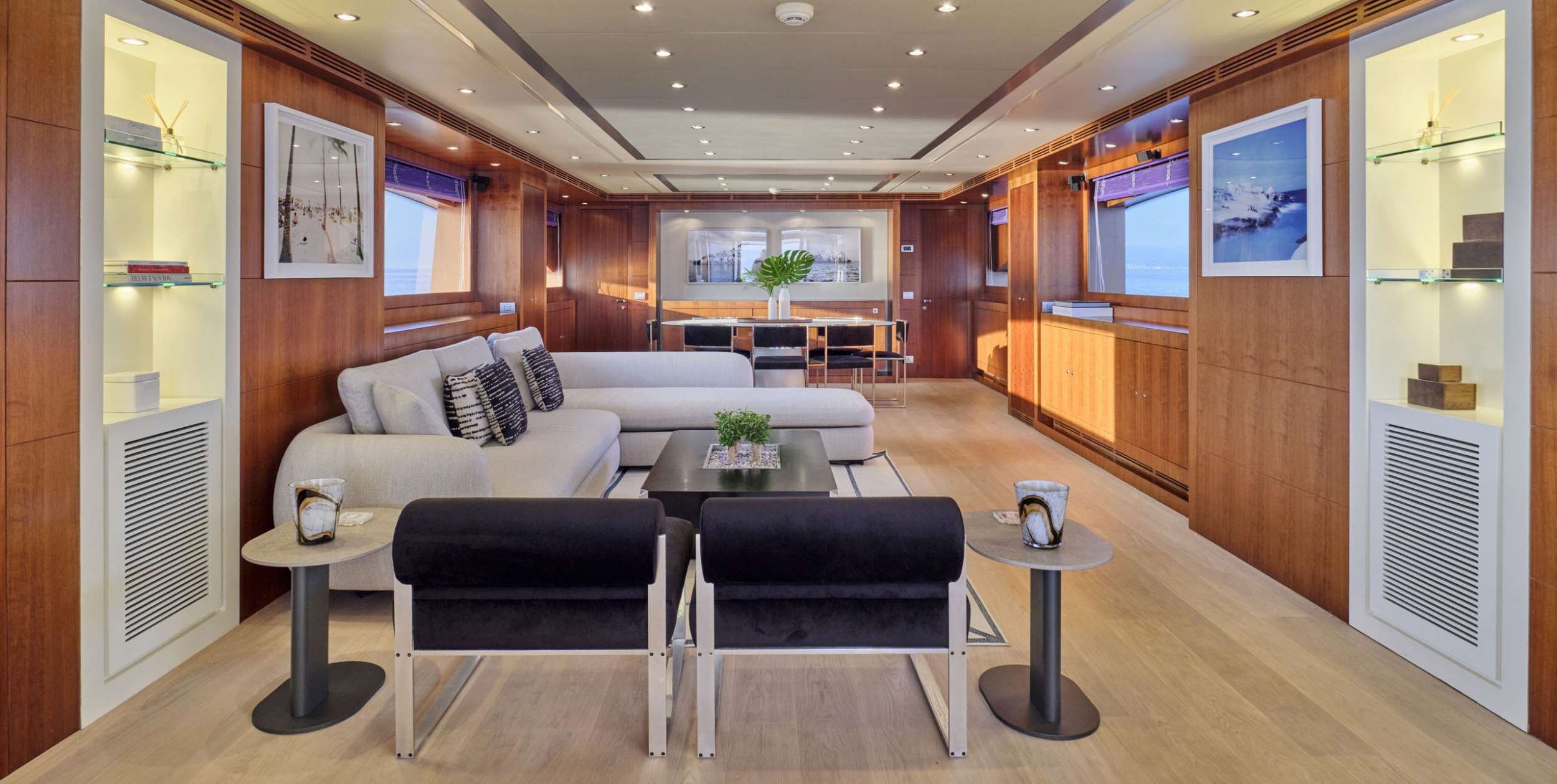 Motor Yacht 'BEYOND' Main Salon, 12 PAX, 6 Crew, 118.00 Ft, 35.00 Meters, Built 2008, Riva, Refit Year 2022