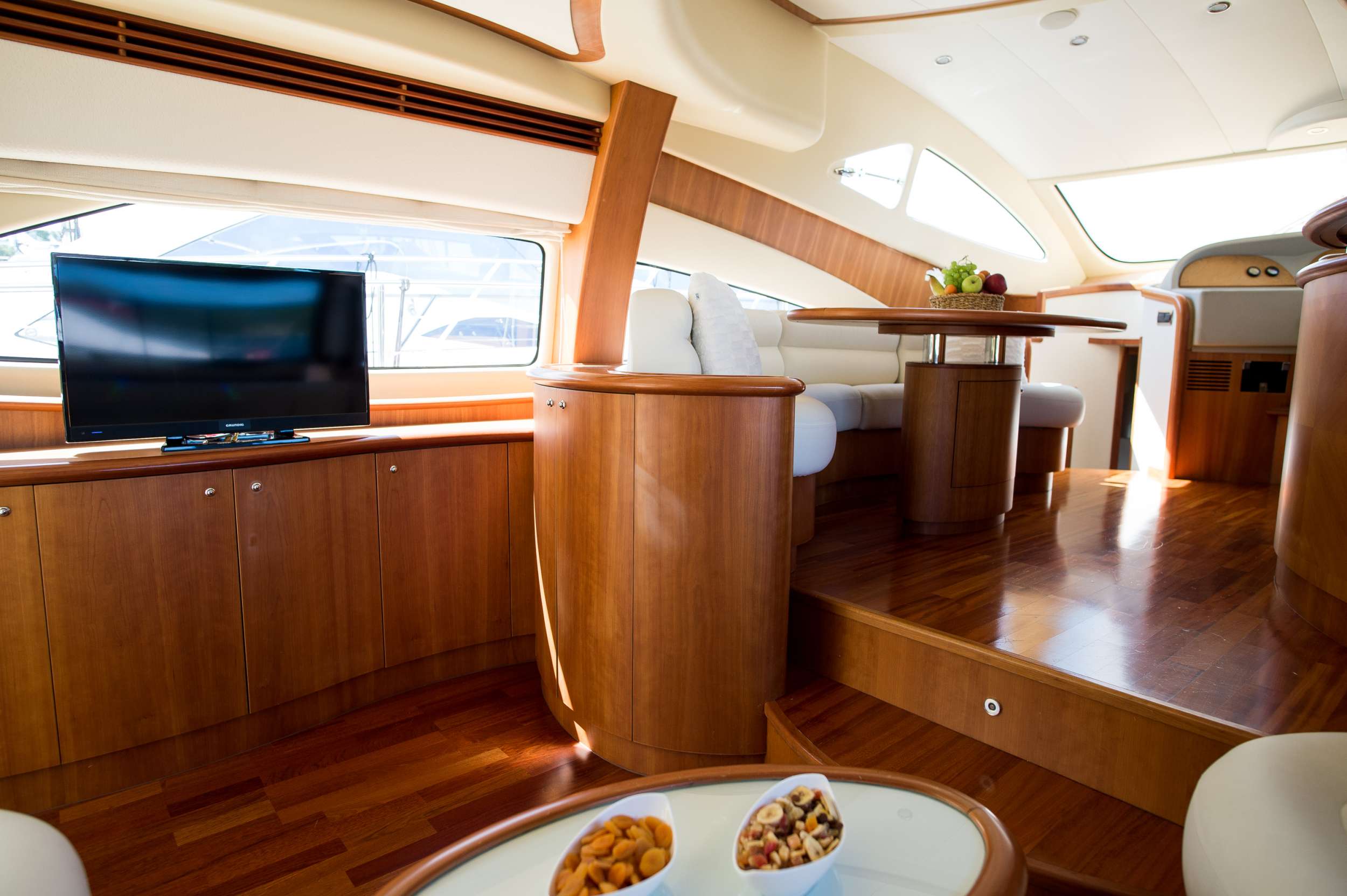 Motor Yacht 'SENZA PAROLA' Salon, 6 PAX, 57.00 Ft, 17.00 Meters, Built 2007, AICON, Refit Year 2017