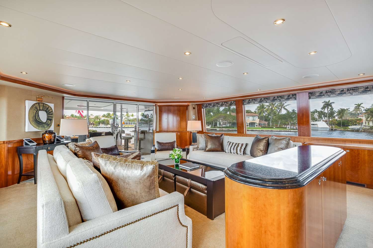 Motor Yacht 'MY WAY' Main Salon, 8 PAX, 5 Crew, 112.00 Ft, 34.00 Meters, Built 2005, Westport, Refit Year 2020