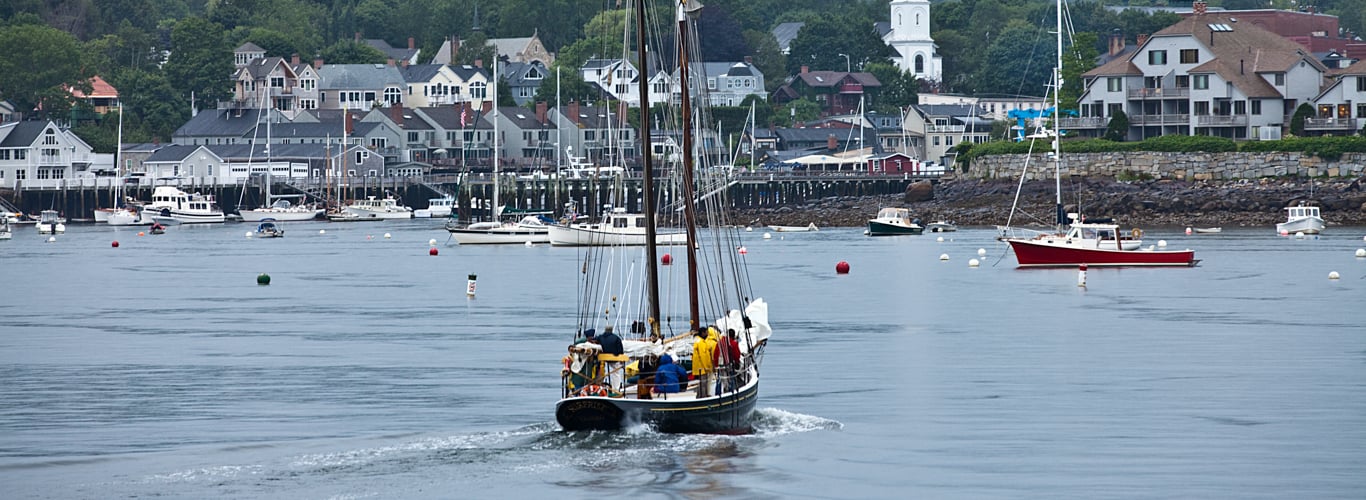 Schooner in Maine