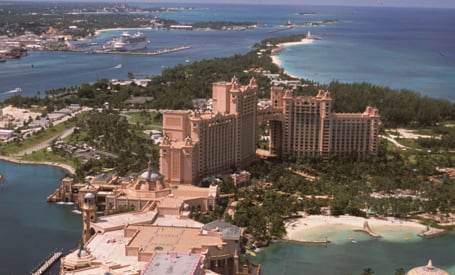 yachts at Atlantis, Nassau, Bahamas