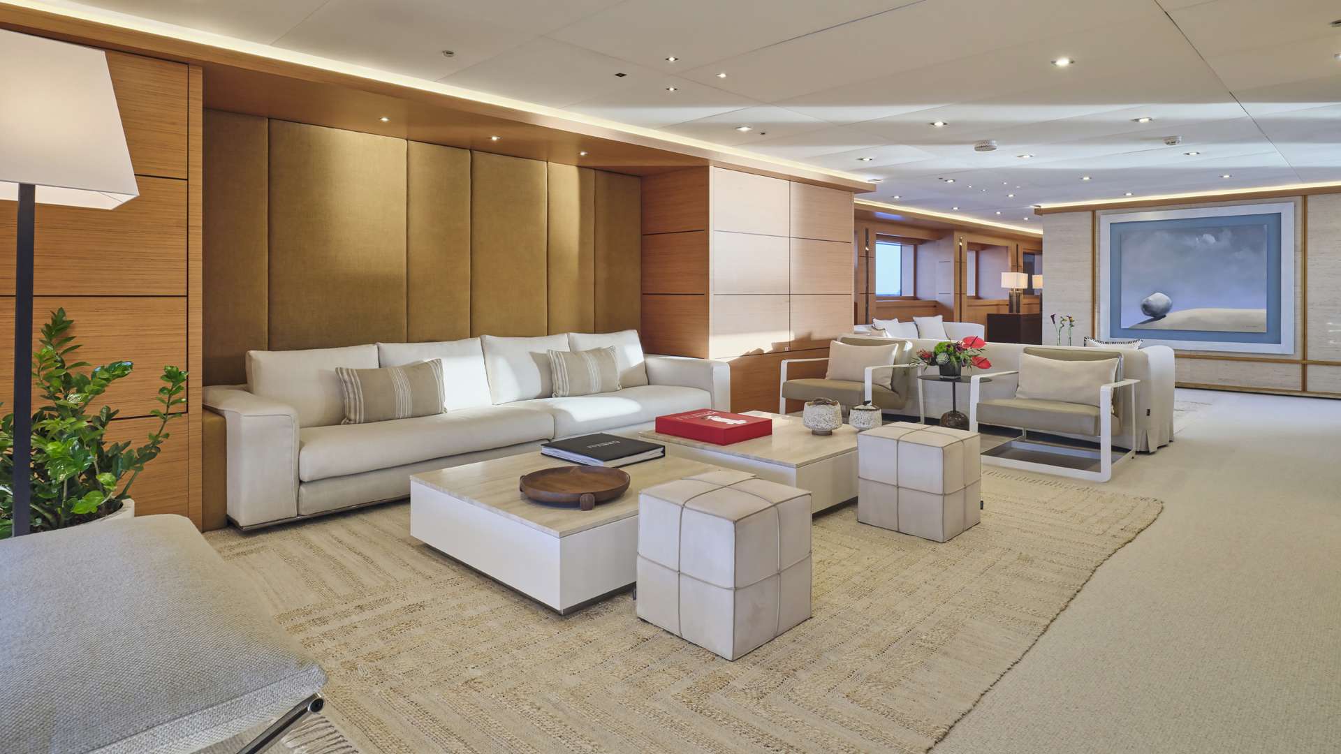Motor Yacht 'PERSEFONI I' Main Salon, 12 PAX, 13 Crew, 176.00 Ft, 53.00 Meters, Built 2012, Custom, Refit Year 2021