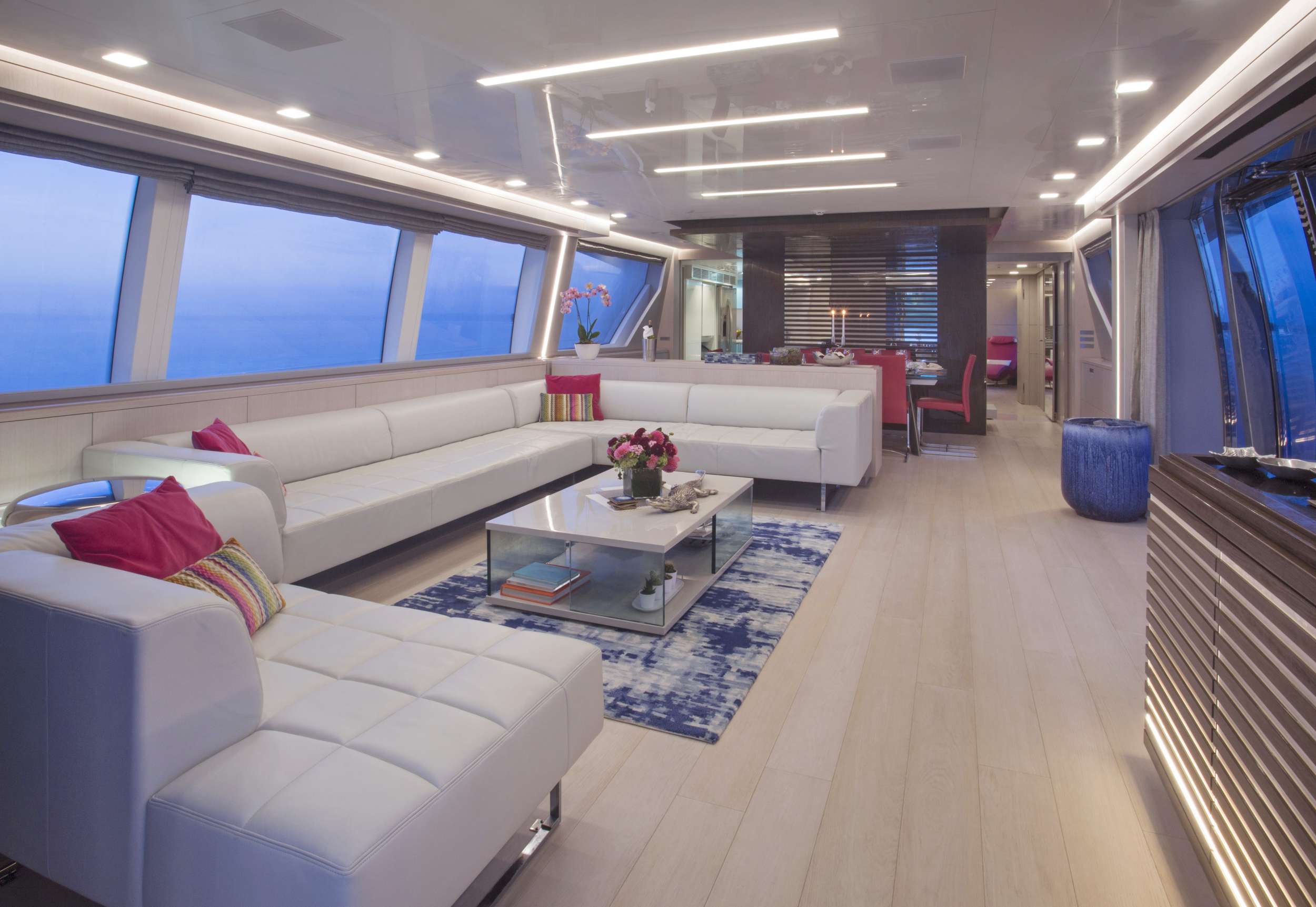 Motor Yacht 'ALANDREA' Main Salon, 10 PAX, 5 Crew, 108.00 Ft, 32.00 Meters, Built 2016, Ferretti, Refit Year 2022