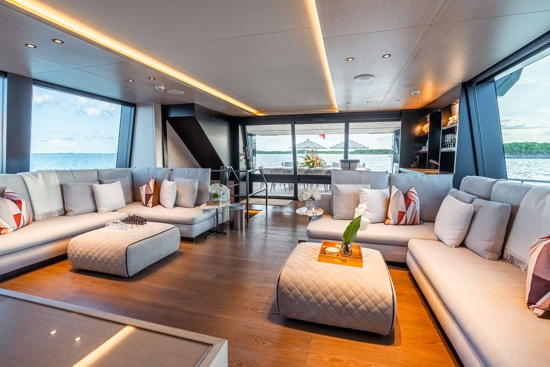 Motor Yacht 'VIVACE' Salon, 10 PAX, 5 Crew, 102.00 Ft, 31.00 Meters, Built 2021, Alpha Custom Yachts