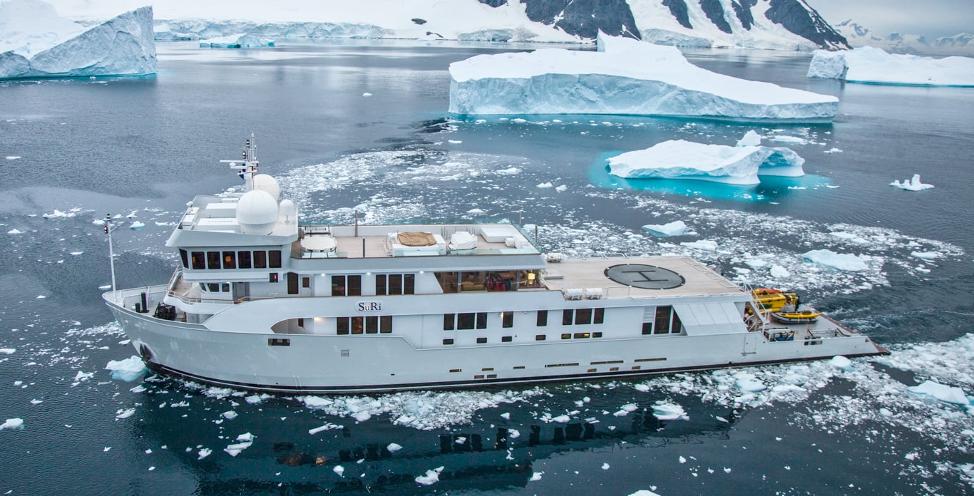 luxury expedition yacht charters Antarctica Siri
