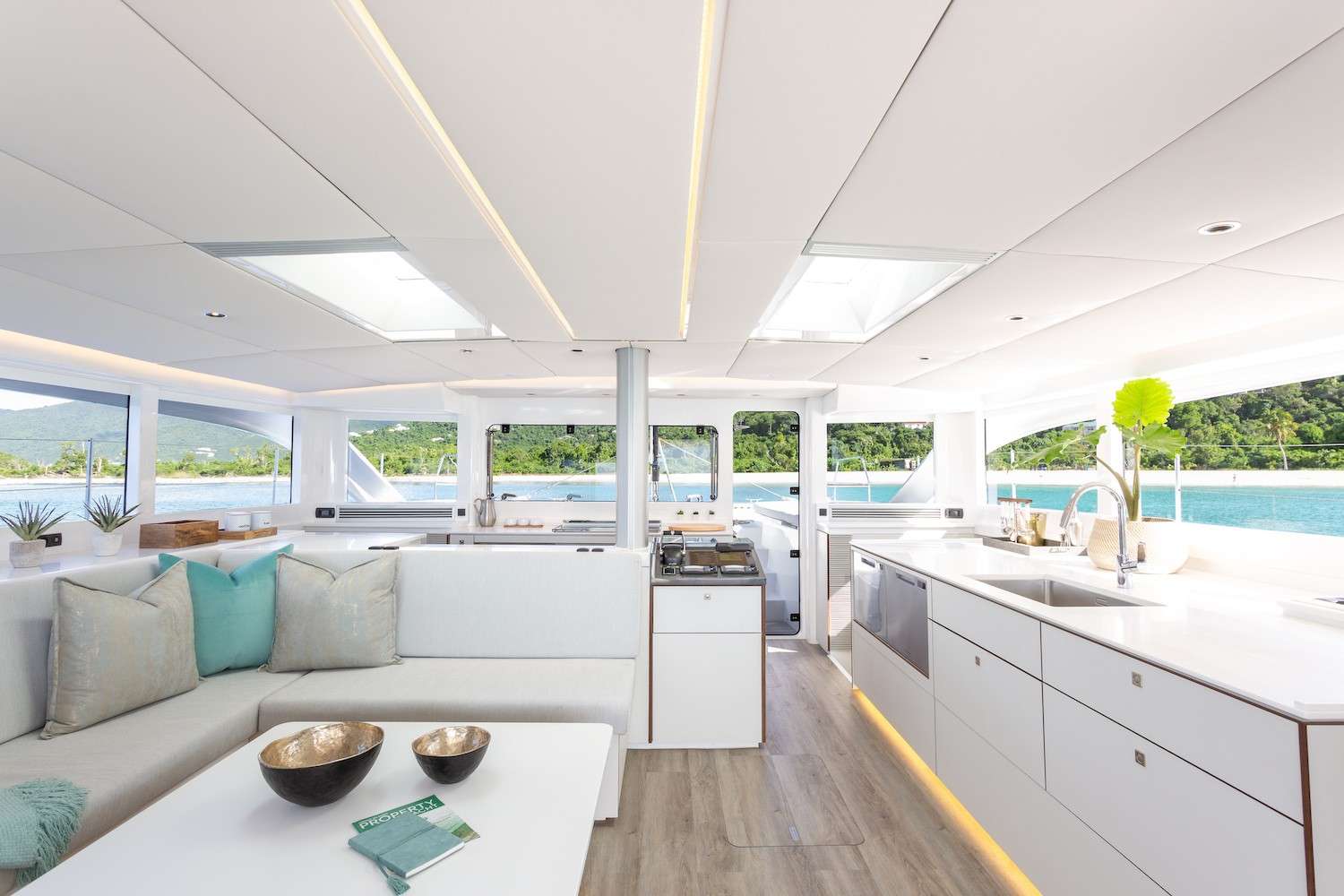 Catamaran Yacht 'SEVEN' Bright Spacious Interior Salon, 10 PAX, 3 Crew, 59.00 Ft, 17.00 Meters, Built 2023, VOYAGE