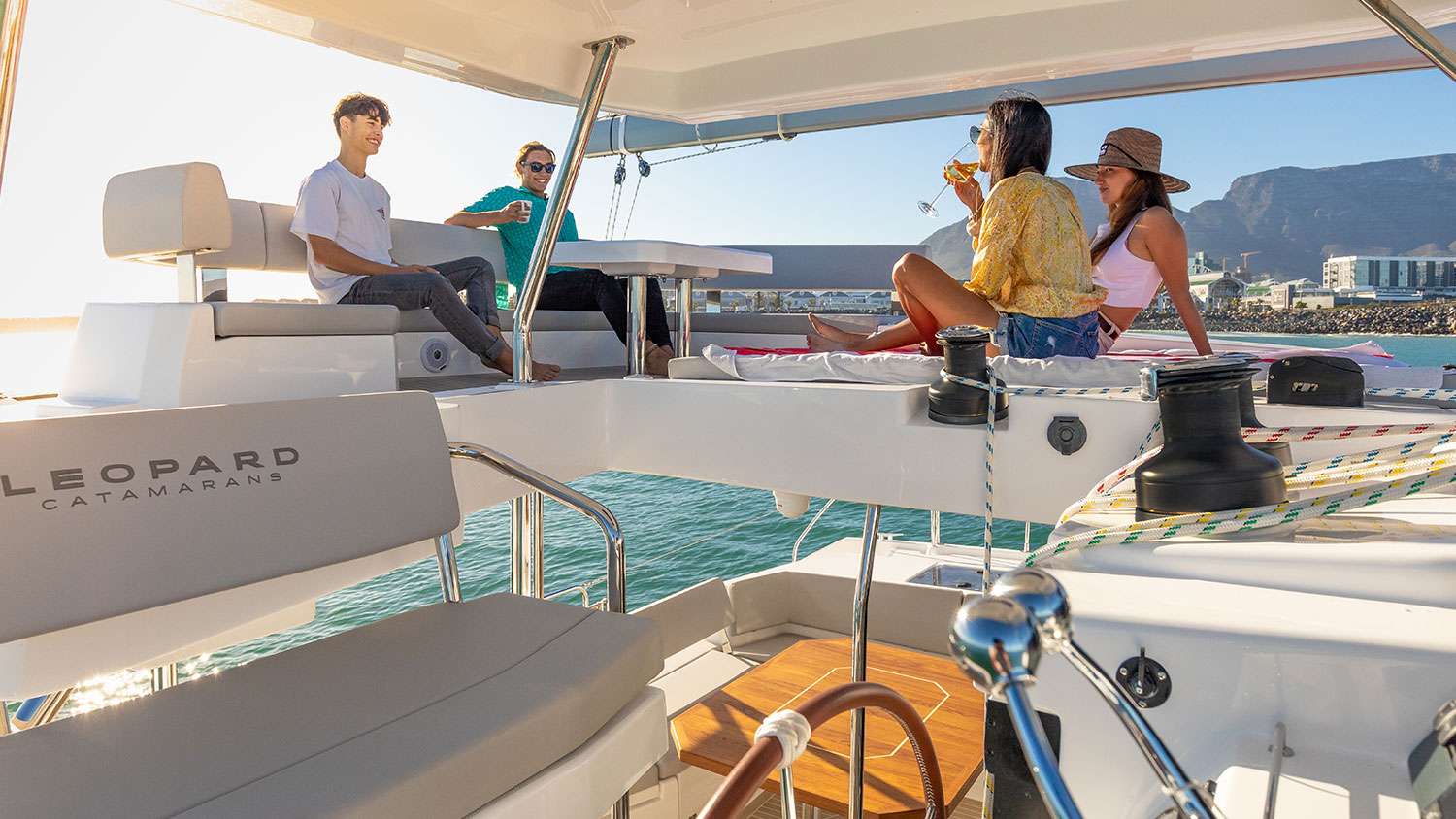 Catamaran Yacht 'LES SABLES III', 8 PAX, 45.00 Ft, 13.00 Meters, Built 2021, Leopard