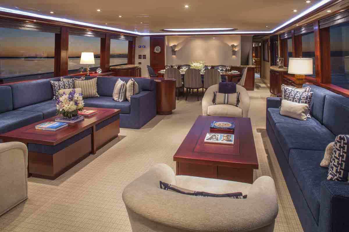 Motor Yacht 'PLAN A' Salon, 10 PAX, 7 Crew, 130.00 Ft, 39.00 Meters, Built 2007, Westport, Refit Year 2014