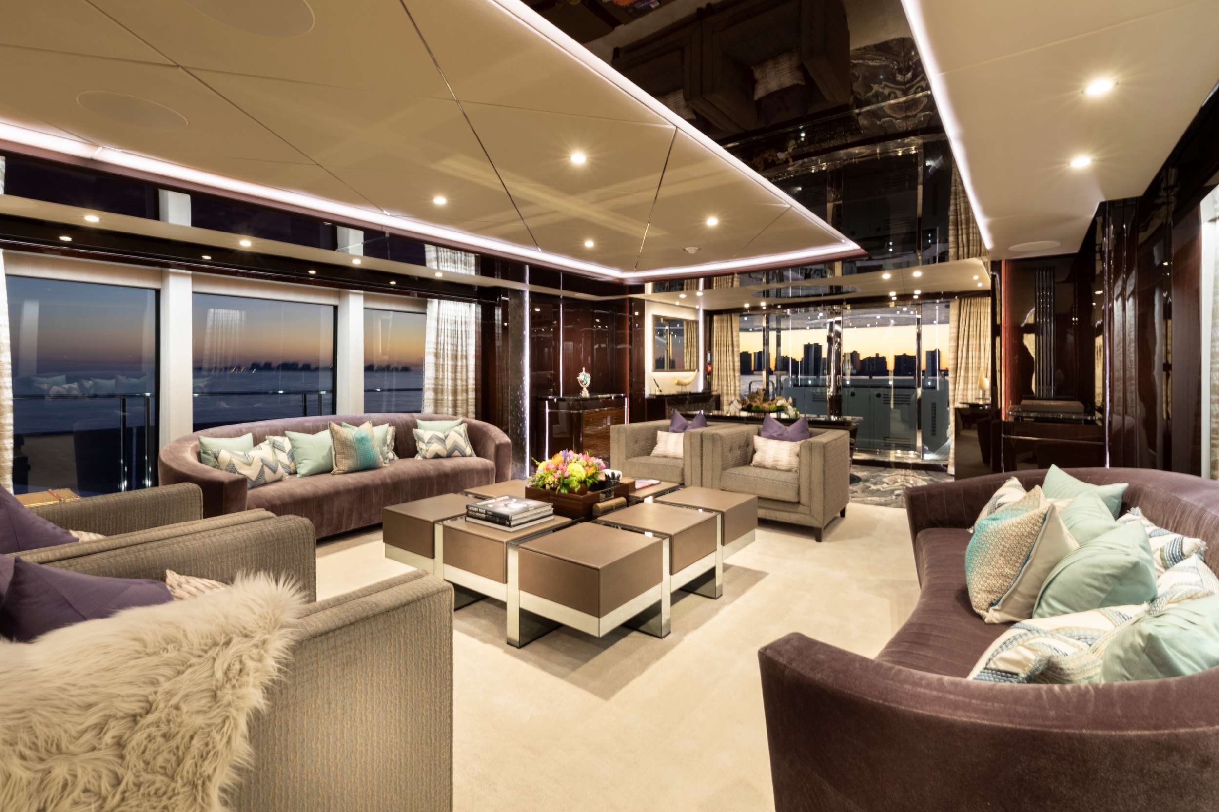 Motor Yacht 'NEXUS' Main salon, 12 PAX, 131.00 Ft, 40.00 Meters, Built 2019, Sunseeker