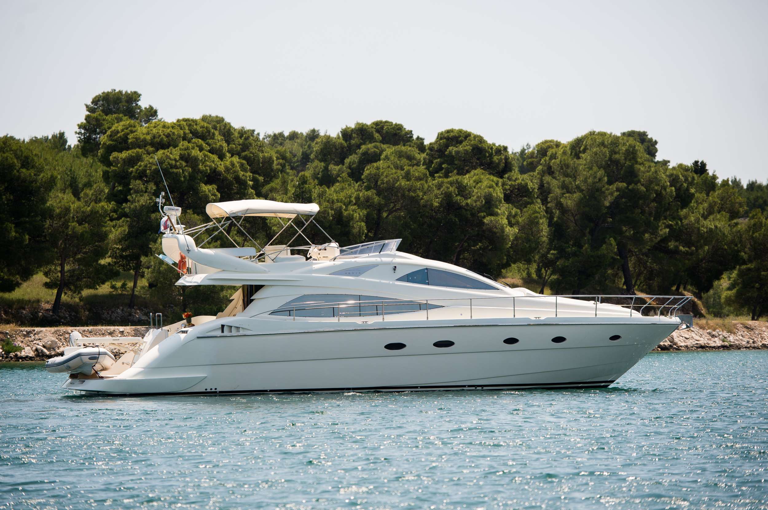 Motor Yacht 'SENZA PAROLA', 6 PAX, 57.00 Ft, 17.00 Meters, Built 2007, AICON, Refit Year 2017